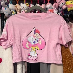 Hypland HunterxHunter Hisoka Cropped Graphic Baby Tee